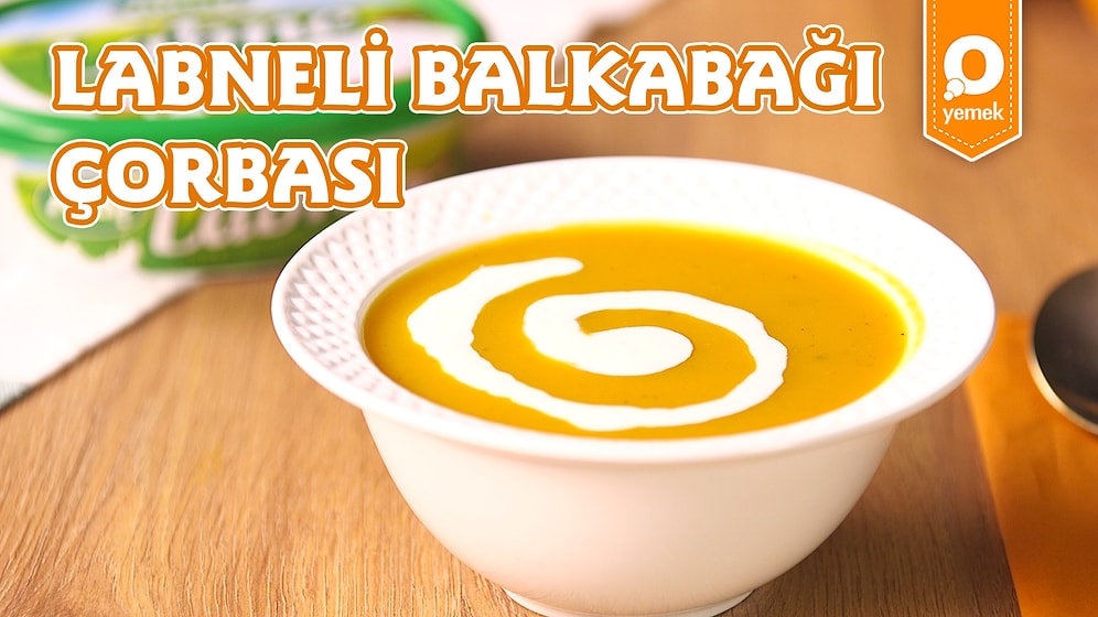 Soğuk Günlere Renk Getirecek Labneli Bal Kabağı Çorbası Nasıl Yapılır?