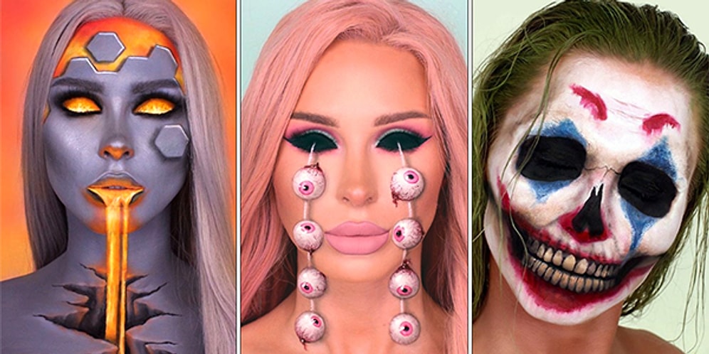 Sadece Makyaj Malzemeleri İle Seviyeyi Arşa Çıkaran Katie Butt'ın Bakmaya Yürek İsteyen Binbir Yüzü