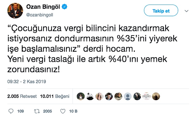 15. Hele ÖTV de eklendi mi bir dondurma da kendine ısmarlatmak şart.