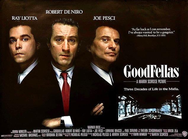 1. Goodfellas (1990) - IMDb Puanı: 8.7