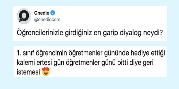 Öğrencileriyle Yaşadıkları En Garip Diyalogları Paylaşan Öğretmen Takipçilerimiz