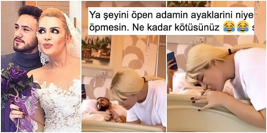 Selin Ciğerci Kocası Gökhan Çıra'nın Ayak Parmaklarını Tek Tek Öperken Yayınladığı Videoyla Bombayı Bıraktı