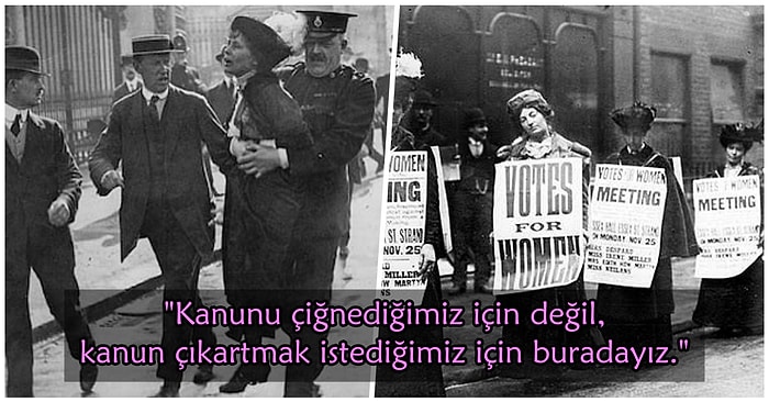 Birleşik Krallık'ta Kadınlara Oy Hakkını Kaos Yaratarak Kazandıran Aktivist: Emmeline Pankhurst