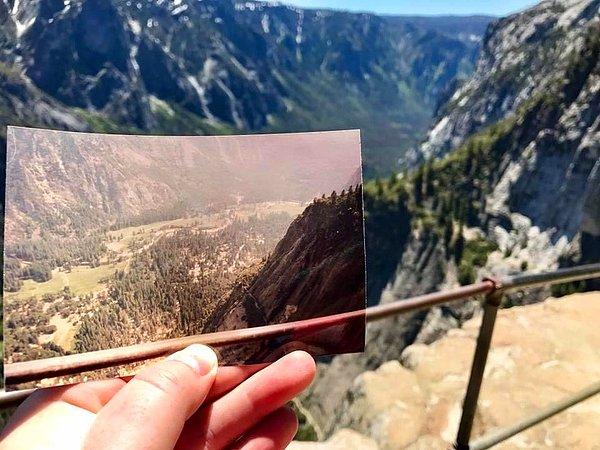 17. "Babamdan 30 yıl sonra Yosemite Şelaleleri'nde, tıpkı onun yaptığı gibi tırmanış yaptım ve zirveye ulaştım."