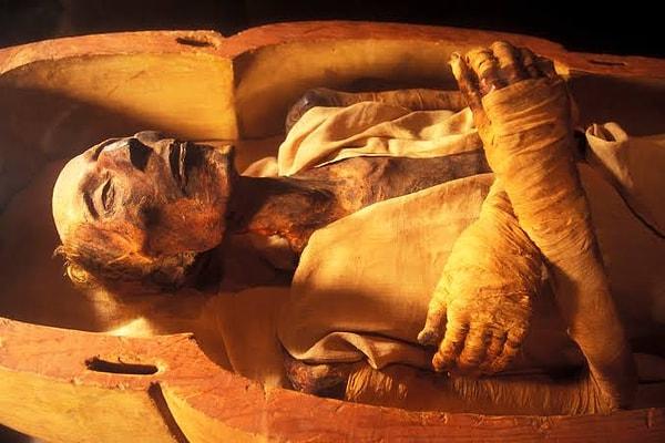 14. II. Ramses'in mumyası 1970'lerin ortasında Fransa'ya gönderildiğinde mumya için Mısır pasaportu çıkarılmıştı.