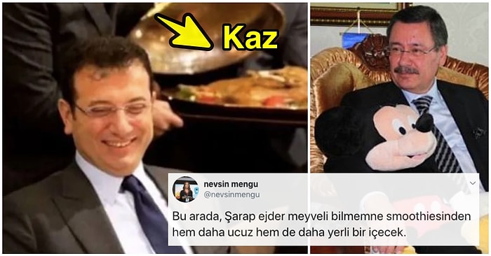 Ekrem İmamoğlu'nun Katıldığı Yemeği Paylaşarak 'Şatafat' ve Şarabı Tuhaf Bir Şekilde Eleştiren Melih Gökçek Sosyal Medyanın Gündeminde