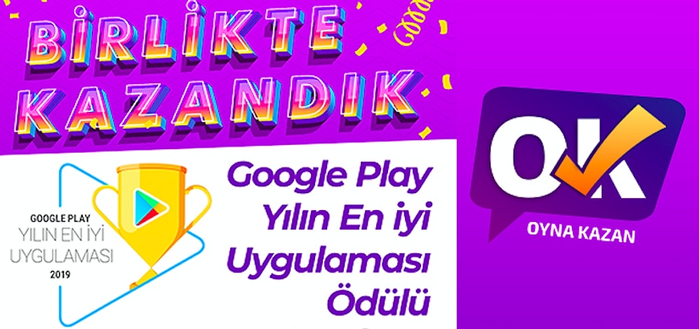 Yılın En İyi ve En Eğlenceli Uygulaması Oyna Kazan Seçildi!