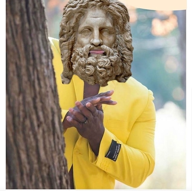 7. "Herhangi bir fani kadın nefes alır, o sırada Zeus:"