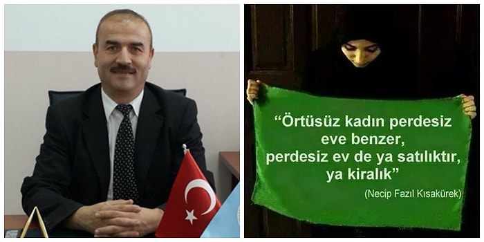 'Örtüsüz Kadın Perdesiz Eve Benzer' Demişti: O Müdür Öğretmen Olarak Göreve Döndü