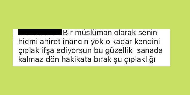 Bi o kadar da çirkin yorumlar da yapıldı...