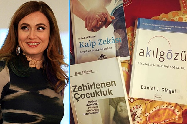 13. Ceyda Düvenci: "Bu kitaplar bana çok iyi geliyor bu aralar. Yıldığım, yorulduğum, hayal kırıklığı yaşadığım, umudu kestiğim, üzüldüğüm, sinirlendiğim zamanlar beni önce kocam kaldırır ayağa sonra çocuklarım sonra da kitaplarım..."