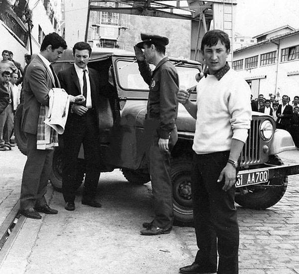 14. Kartal Tibet "Elveda" filminin çekimlerinde, Trabzon, 1967.