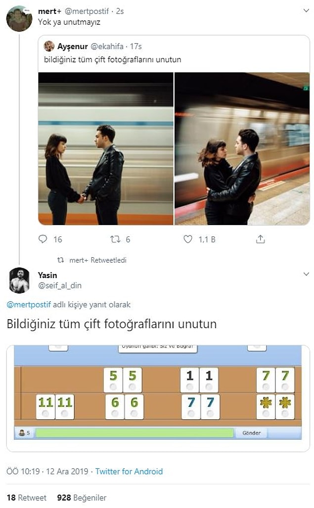 15. Alttaki çift harika... :)
