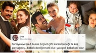 Doğuştan Yakışıklı! Fahriye Evcen, Burak Özçivit'ten Ziyade Kendisine Daha Çok Benzeyen Bebeği Karan'ın Fotoğraflarını Paylaştı