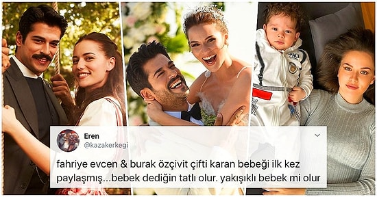 Doğuştan Yakışıklı! Fahriye Evcen, Burak Özçivit'ten Ziyade Kendisine Daha Çok Benzeyen Bebeği Karan'ın Fotoğraflarını Paylaştı