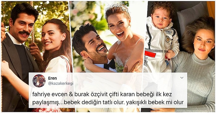 Doğuştan Yakışıklı! Fahriye Evcen, Burak Özçivit'ten Ziyade Kendisine Daha Çok Benzeyen Bebeği Karan'ın Fotoğraflarını Paylaştı