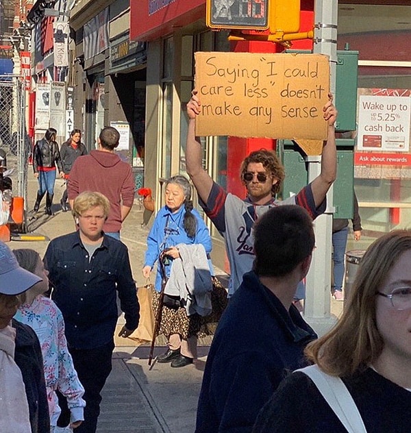 "Нет смысла говорить, что вам все равно"