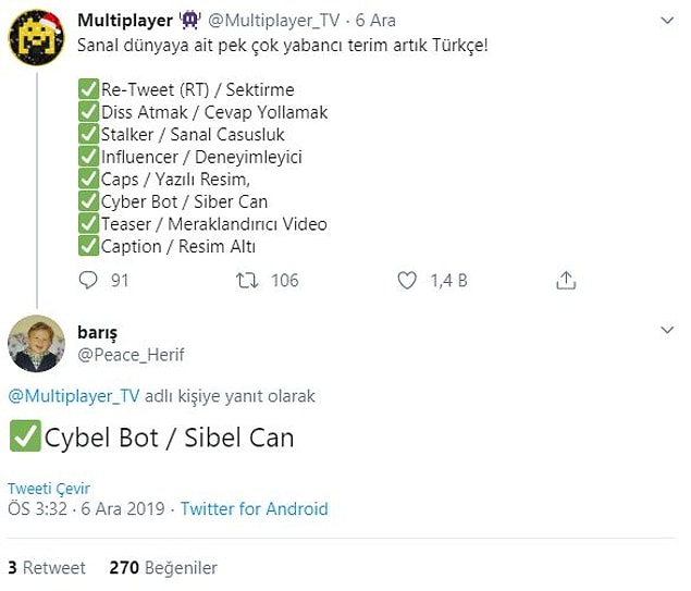 15. İsmi önerenin de aklından geçmiştir kesinlikle.
