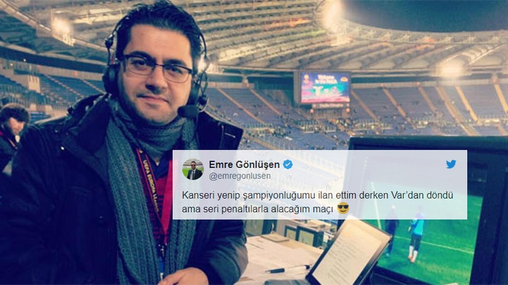 Sana İnanıyoruz! Spor Dünyası Kanser Hastalığı Nükseden Spor Spikeri Emre Gönlüşen'e Destek Yağdırdı