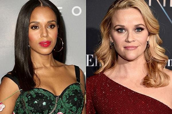 1. Bu ikisi birbirini hasetinden parçalamasın diye "Little Fires Everywhere" dizisi için Reese Witherspoon ve Kerry Washington'a 1.1 milyon $ verilecek.