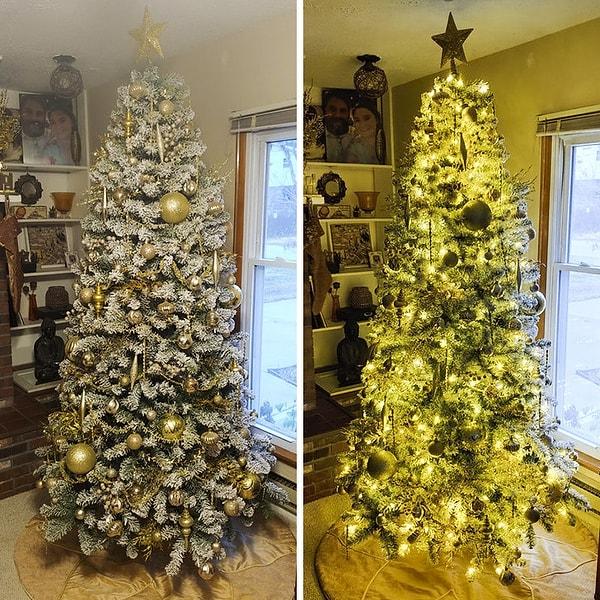 11. “Ben şanslı bir adamım. Kızım bu Noel ağacını yapmak için çok çalıştı. Bu birlikte, yeni evimizde ilk Noel'imiz olacak.”