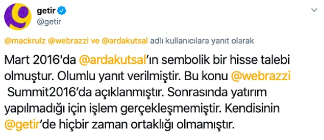 Tabii, bu açıklamaların ardından iki grup arasındaki süreci önceden takip etmekte olan Twitter kullanıcılarından aralarında bir ortaklık mevzusu olup olmadığı soruldu.