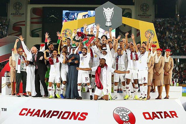 5. 2019 Asya Kupası finalinde Katar, Japonya'yı 3-1 yenerek şampiyon oldu.
