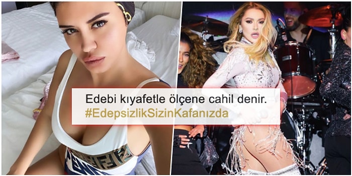 Ahlaksızlık Sizin Kafanızda! Sahne Kıyafeti Açık Olduğu İçin Eleştirilen Hadise Sonunda Patladı, Ebru Polat'tan Destek Geldi!