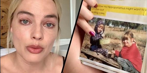 16. Avustralyalı oyuncu Margot Robbie de çocukluk fotoğraflarını gözyaşlarıyla paylaşarak takipçilerine yardım çağrısında bulundu.