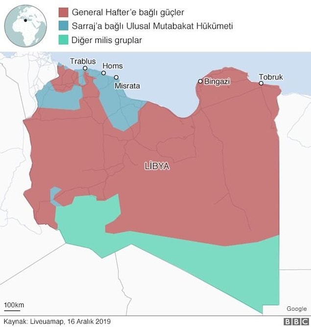 Libya'daki son durum ise şu şekilde 👇