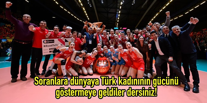 Sizinle Gurur Duyuyoruz! Filenin Sultanları Almanya'yı Yenerek 2020 Olimpiyat Oyunları'na Katılma Hakkı Kazandı