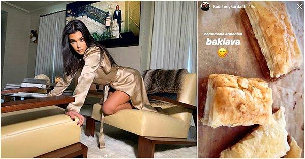 4. Kourtney Kardashian'ın 'baklava' paylaşımı, sosyal medyada tepkilere neden oldu.