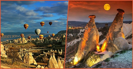 Ürgüp Vadisi'nin Efsanelerinde Yer Almış, Doğanın Gizemli ve Bir O Kadar da Masalsı Oluşumları: Peri Bacaları