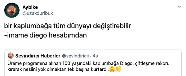 Tabii libidosu yüksek Diego dedenin olağanüstü başarı hikayesi sosyal medyanın gözünden kaçmadı 😂