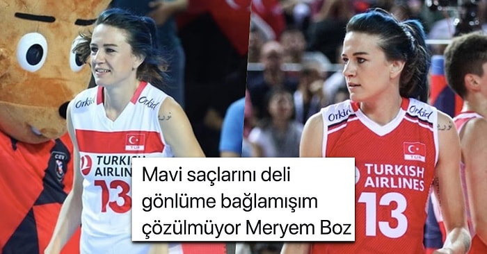 Başarısıyla Olimpiyatlara Gitmemize Büyük Katkı Sağlayan, Filenin Mavi Saçlı Sultanı: Meryem Boz