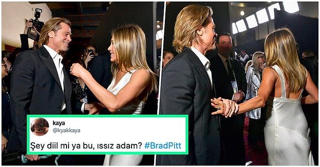 2. Brad Pitt ve Jennifer Aniston'ın yıllar sonra bir araya gelmesi herkesi heyecanlandırdı!