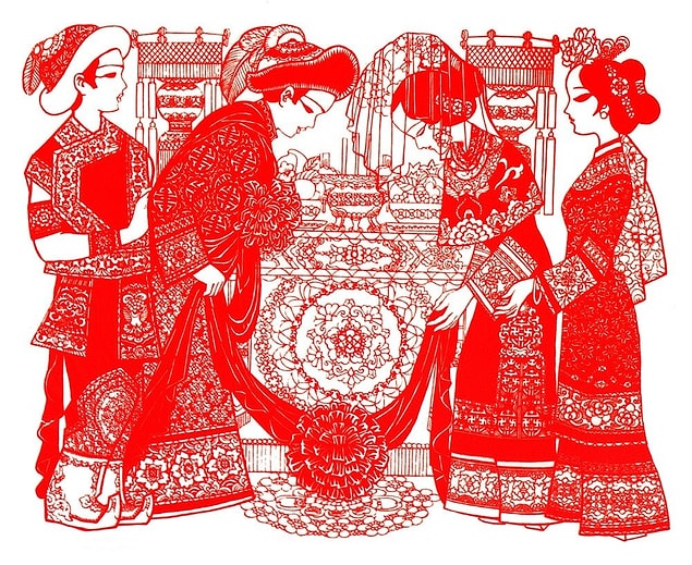 Çin felsefesine göre ise başparmak ebeveynleri, işaret parmağı kardeşleri, orta parmak kendini, 4. parmak eşi ve serçe parmak da çocukları temsil ediyor.