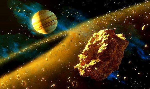 2. NASA, 'Psyche 16' adlı asteroitte 700 kentilyon dolarlık altın keşfetti. Asteroid üzerindeki kaynak tüm insanlara eşit olarak pay edilirse kişi başına 93 trilyon dolarlık bir meblağ düşüyor.