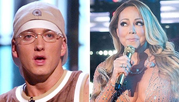 3. Eminem'in Mariah Carey takıntısı bir dönem yılan hikayesine dönmüştü.