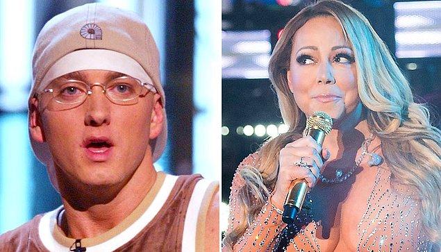 3. Eminem'in Mariah Carey takıntısı bir dönem yılan hikayesine dönmüştü.