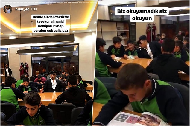 Bu zor zamanlarda, geldiği yeri unutmayan ve her fırsatta yardımlarını esirgemeyen Nusret'ten de anlamlı bir bağış geldi.
