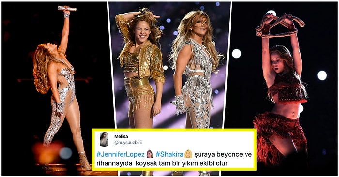 Oralar Alev Aldı! Shakira ve Jennifer Lopez Super Bowl'da Birlikte Sahne Aldı, Ortalık Yıkıldı