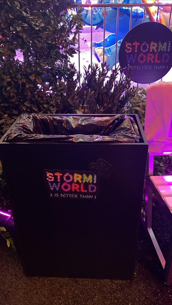 Çöp kutusunda bile Stormi var, ama şaşırdık mı? Tabii ki hayır. 😂