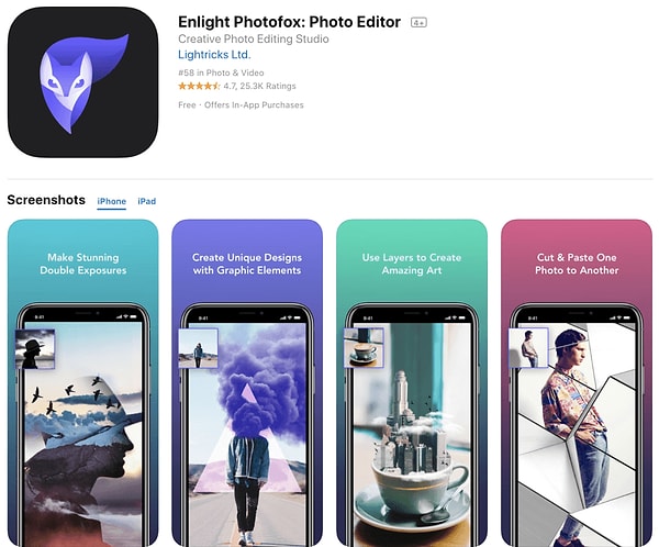 10. Enlight Photofox