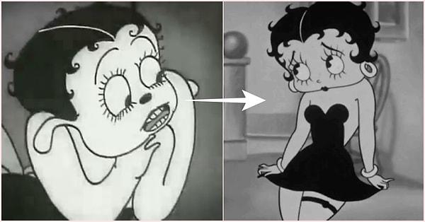 Popülerliğinin de artmasıyla birlikte bir dizi değişim geçiren Betty Boop, köpeksi özeliklerini yitirerek, hepimizin tanıdığı şirin ve seksi Betty Boop’a dönüşmüştür.