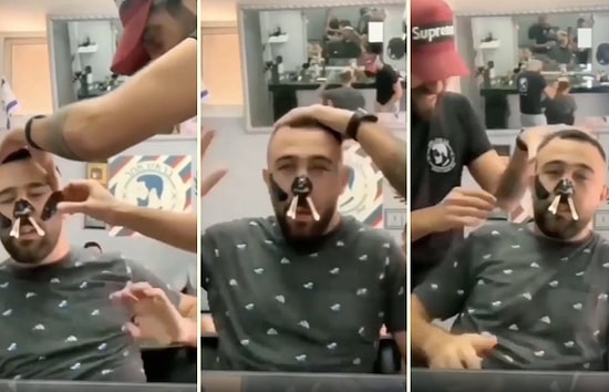 Ağda ile Yanak ve Burun Kıllarını Aldıran Adamın Ölüp Ölüp Dirildiği Anlar!