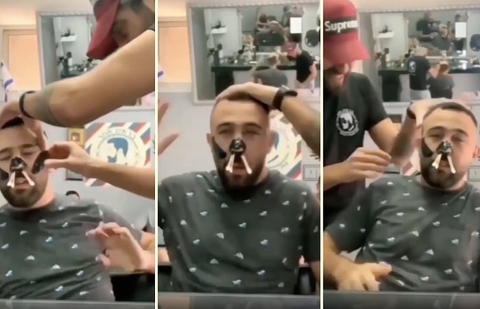 Ağda ile Yanak ve Burun Kıllarını Aldıran Adamın Ölüp Ölüp Dirildiği Anlar!