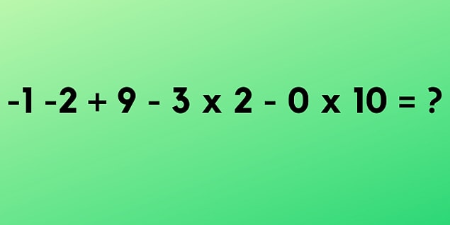 5. Pekii aşağıda görmüş olduğun bu işlemin sonucu kaçtır?