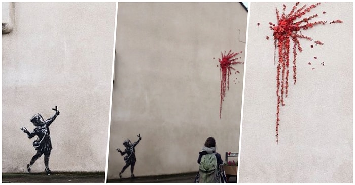Bristol'de Bulunan Duvar Resminin Banksy'ye Ait Olduğu Kendisi Tarafından 'Sevgililer Gününde' Onaylandı