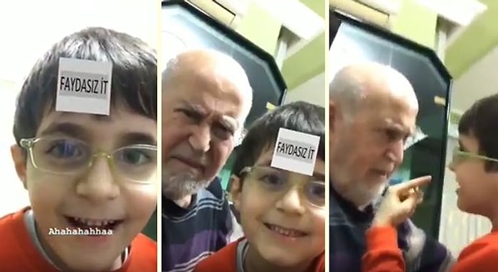 Instagram Testinde 'Faydasız İt' Çıkınca Telefonu Dedesine Şikayet Eden Ufaklık